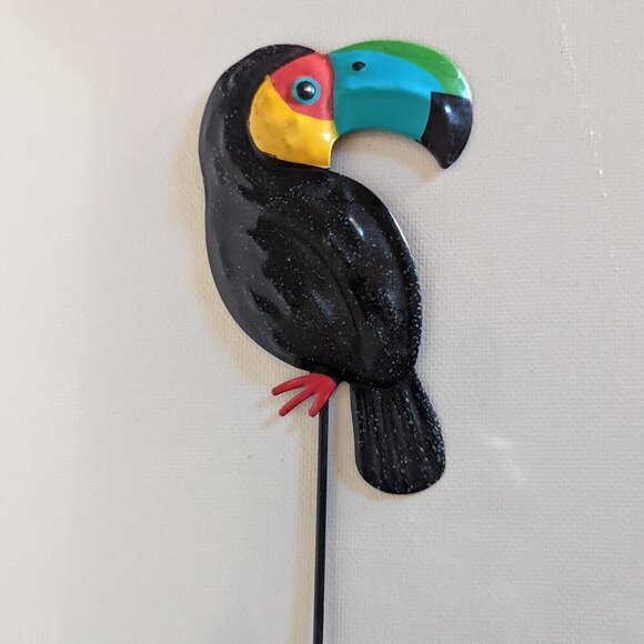 Ashland Other - NWT Tropical Toucan Metal Plant Pick Outdoor Summer Home Decor Michael's Ashland
